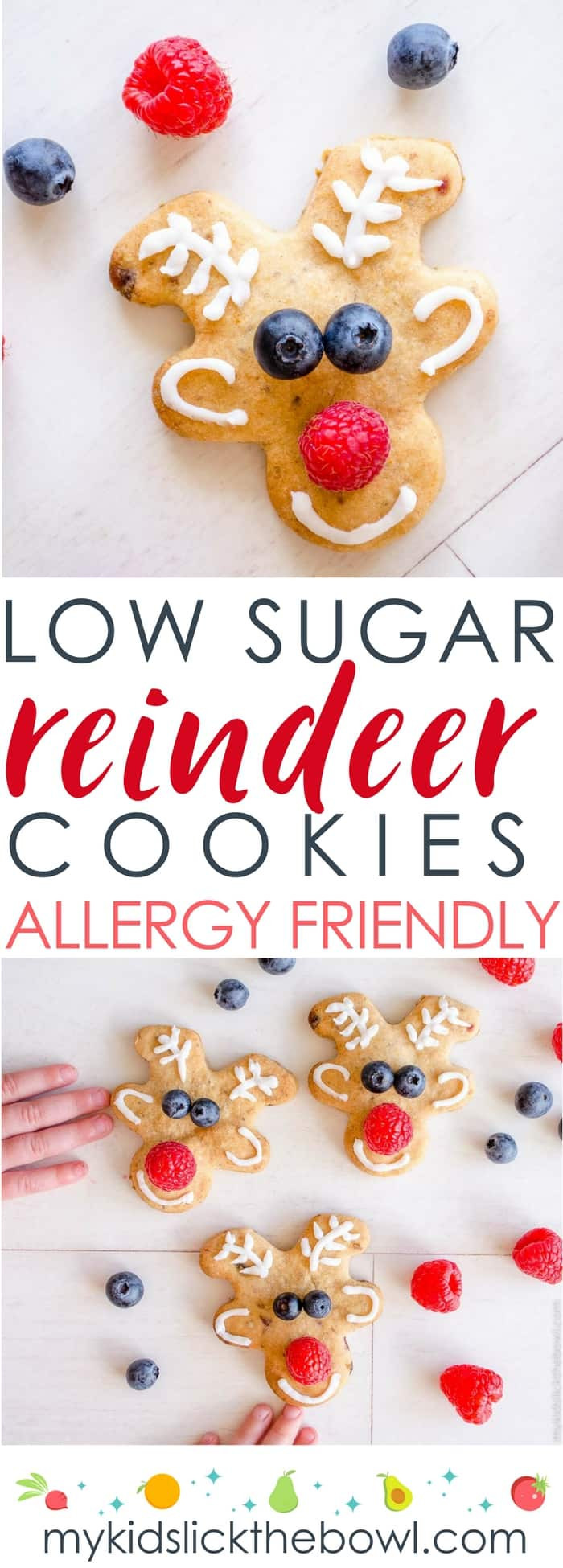 Low Sugar Christmas Cookies
 Low Sugar Reindeer Cookies