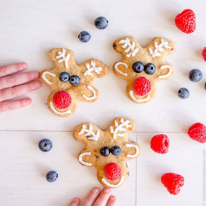 Low Sugar Christmas Cookies
 Low Sugar Reindeer Cookies