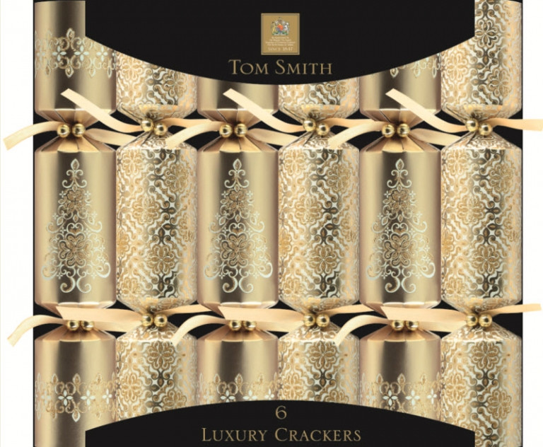 Luxury Christmas Crackers
 Cream & Gold Tree Luxury Christmas Crackers