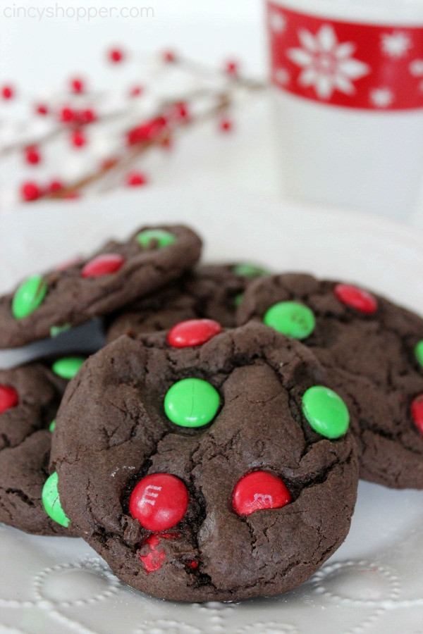 M M Christmas Cookies
 Christmas M&M Cake Mix Cookies Recipe CincyShopper