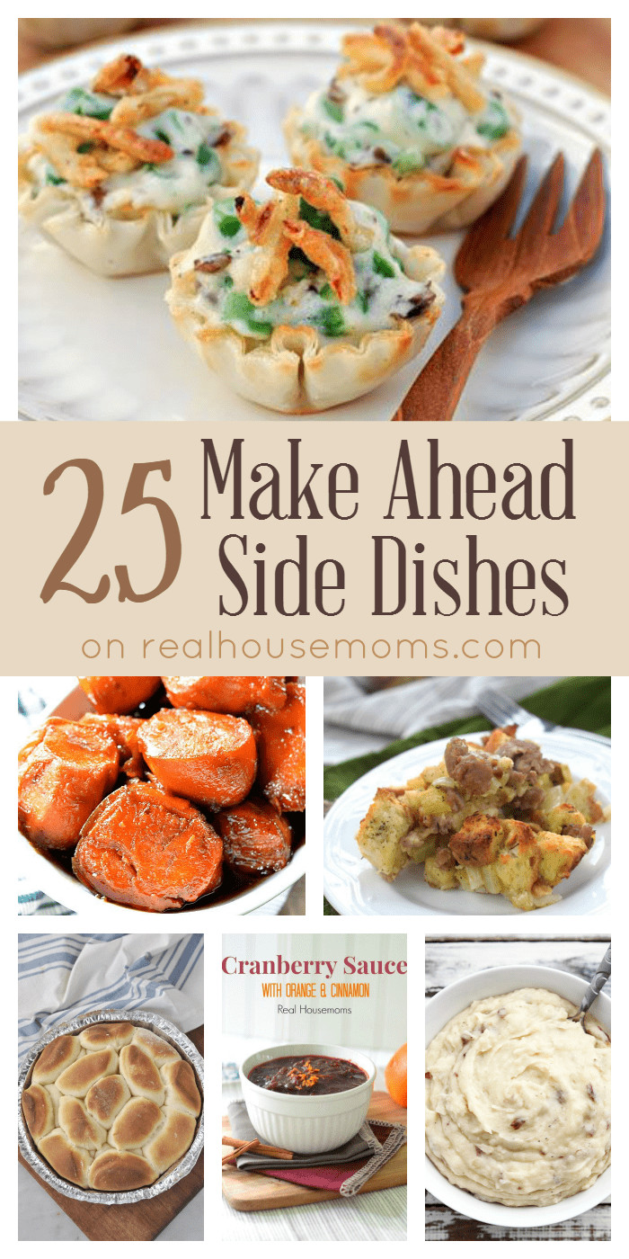 Make Ahead Christmas Dinner
 25 Make Ahead Side Dishes ⋆ Real Housemoms