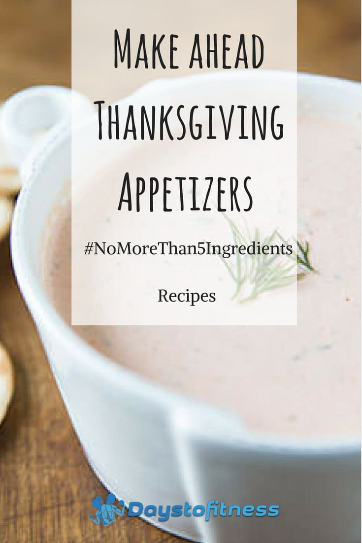 Make Ahead Thanksgiving Recipes
 Make ahead Thanksgiving Appetizer Recipes