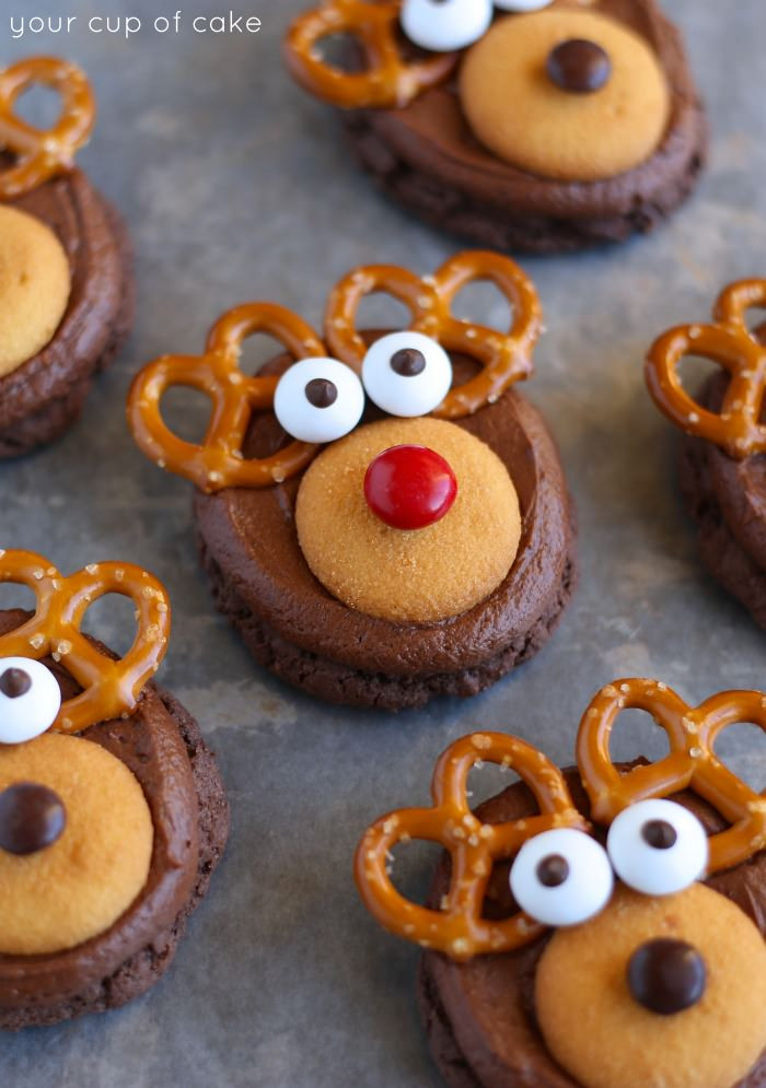 Make Christmas Cookies
 How to Make Rudolph Cookies