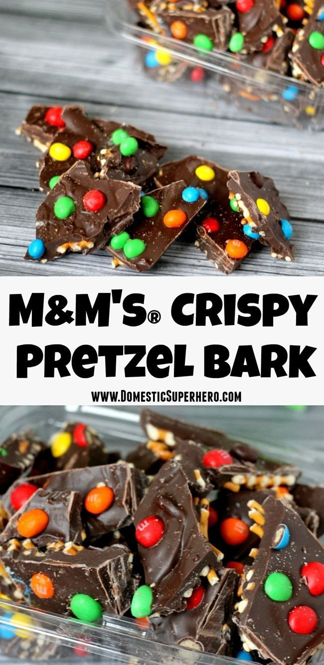 M&amp;M Christmas Cookies
 M&M S Crispy Pretzel Bark Delicious milk chocolate mixed