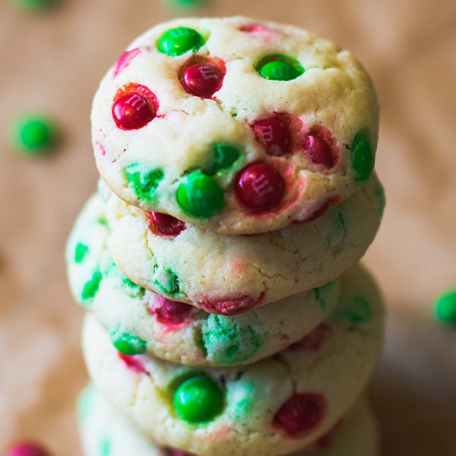 M&amp;M Christmas Cookies Recipe
 25 Creative Christmas Cookie Recipes