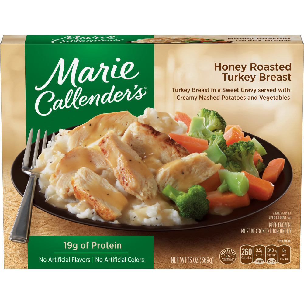 Marie Calendars Thanksgiving Dinner
 MARIE CALLENDERS Honey Roasted Turkey Dinners