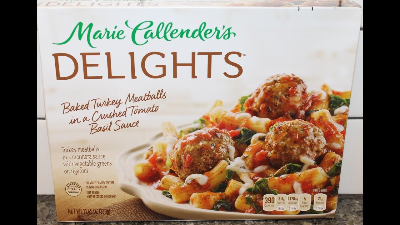 Marie Callender'S Thanksgiving Dinner
 Marie Callender’s Delights Baked Turkey Meatballs in a