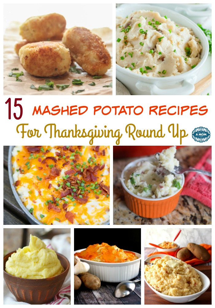 Mashed Potatoes Recipe For Thanksgiving
 15 Mashed Potato Recipes For Thanksgiving Round Up