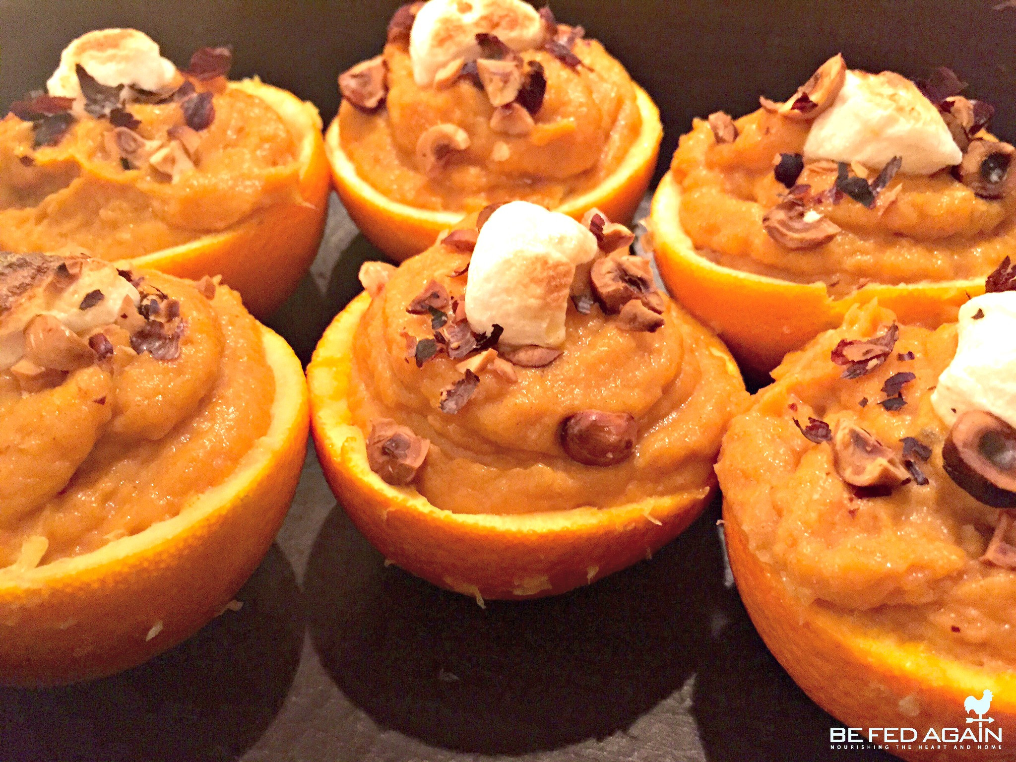 Mashed Sweet Potatoes Thanksgiving
 Maple Mashed Sweet Potatoes In Orange Cups Farmhouse 1820
