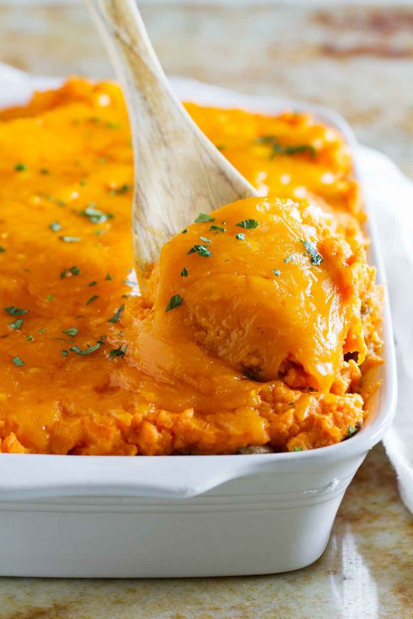 Mashed Sweet Potatoes Thanksgiving
 Turkey Sweet Potato Shepherd s Pie Taste and Tell