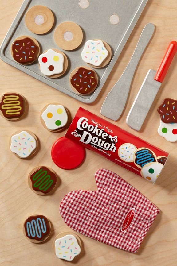 Melissa And Doug Christmas Cookies
 Slice and Bake Cookie Set Wooden Play Food