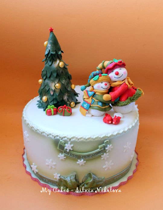 Merry Christmas Cakes
 Merry Christmas Cake by marulka s CakesDecor