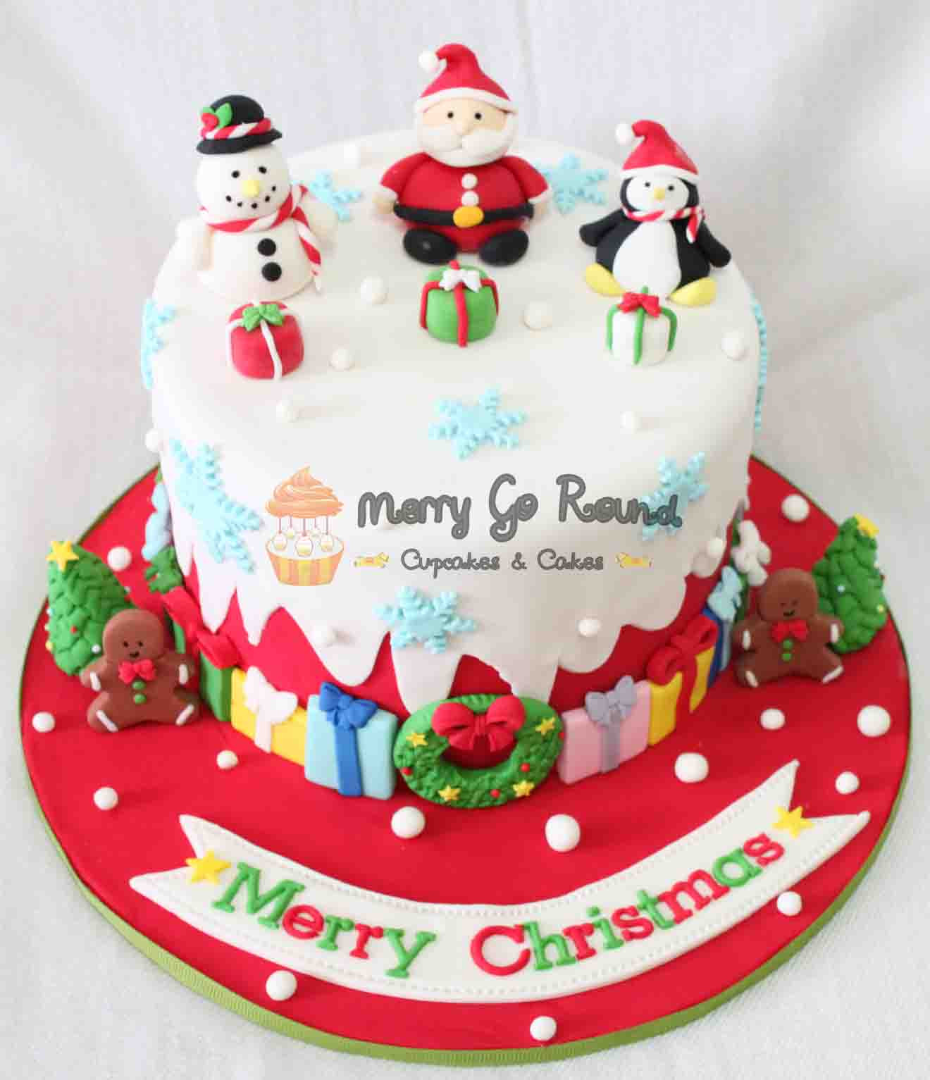 Merry Christmas Cakes
 Merry Go Round Cupcakes & Cakes Ho Ho Ho Santa Claus