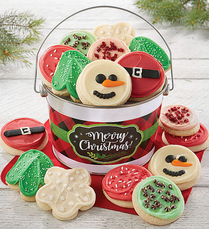 Merry Christmas Cookies
 Merry Christmas Cookie Gift Pails