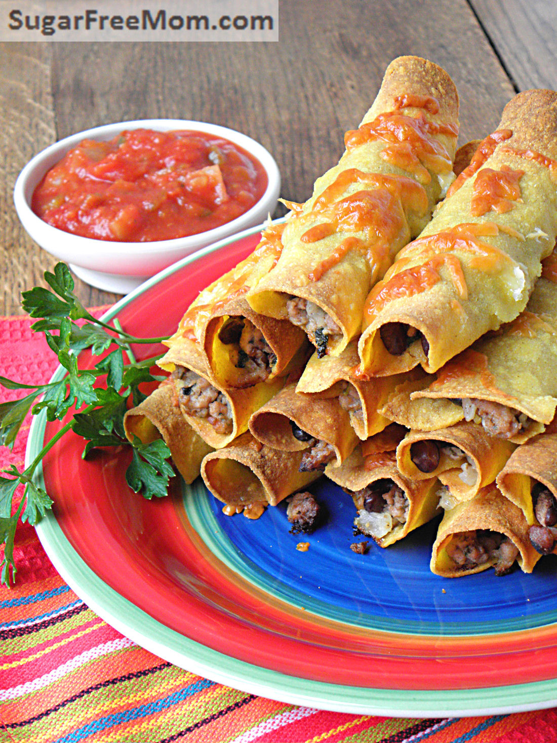 Mexican Thanksgiving Recipes
 Oven Fried Mexican Turkey Taquitos