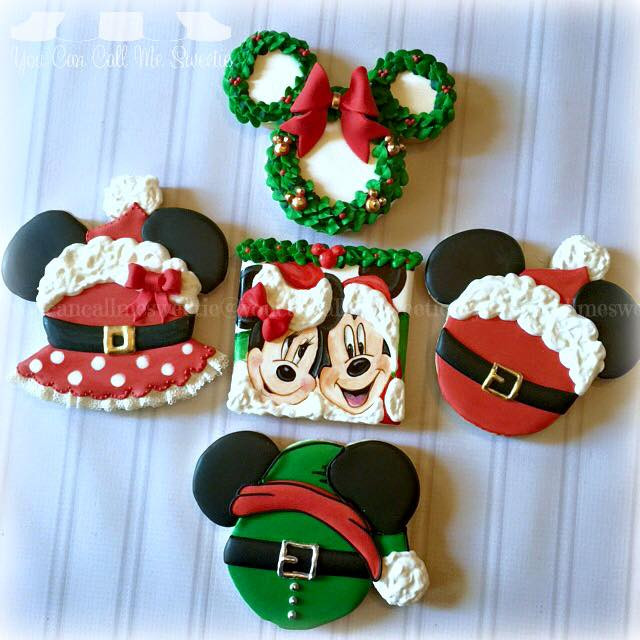 Mickey Christmas Cookies
 Mickey and Minnie Christmas Cookies Between the Pages