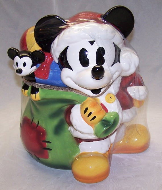 Mickey Christmas Cookies
 Vintage JCPenney Mickey Mouse Christmas Cookie Jar
