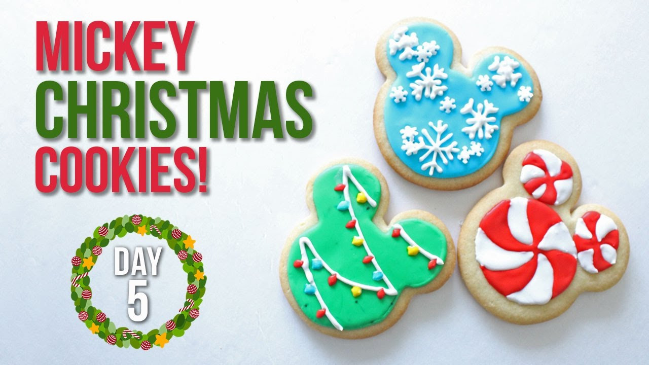 Mickey Christmas Cookies
 How to Make Mickey Mouse Christmas Cookies