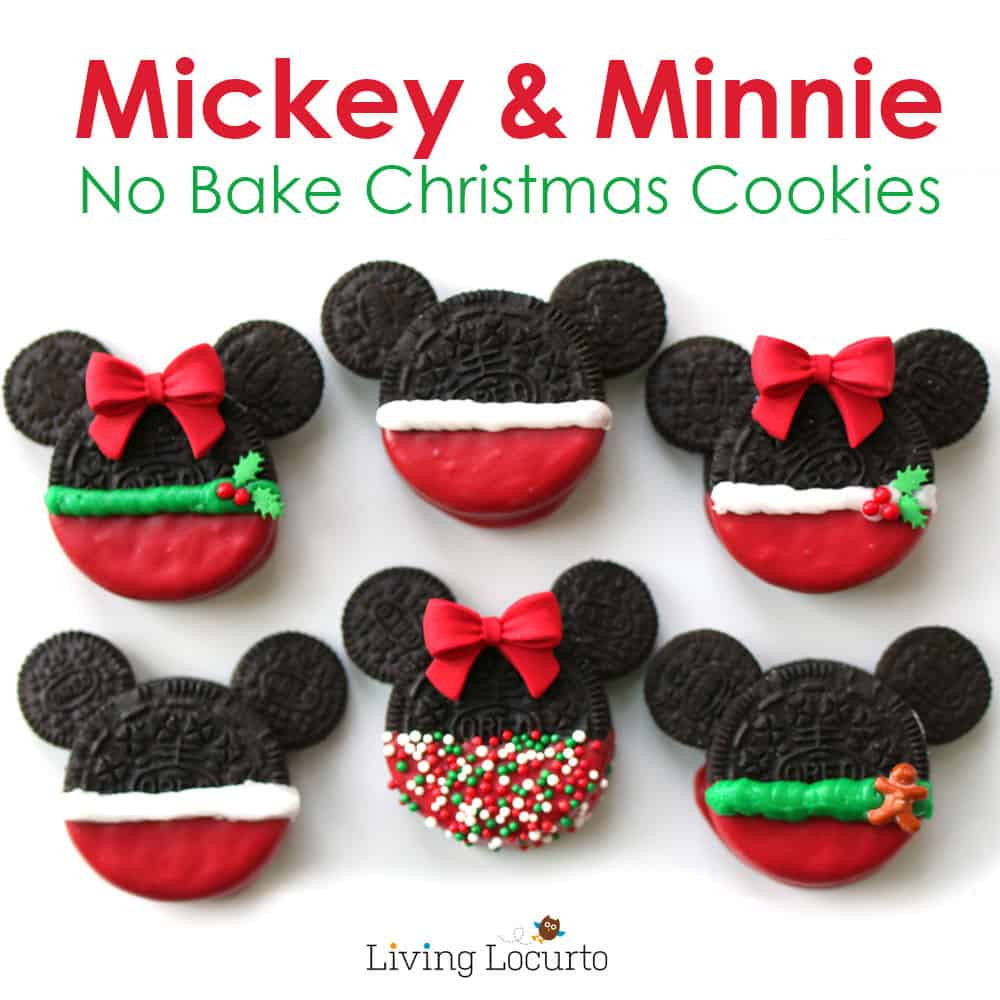 Mickey Mouse Christmas Cookies
 Mickey & Minnie Mouse Christmas Cookies