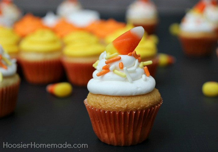 Mini Halloween Cupcakes
 Fall Cupcakes and Toppers Hoosier Homemade