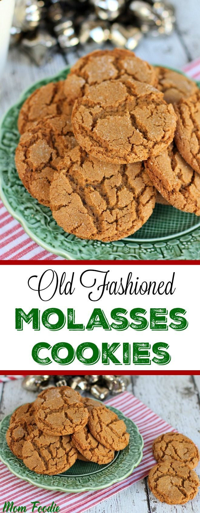 Molasses Christmas Cookies
 Old Fashioned Molasses Cookies Traditional cookie that