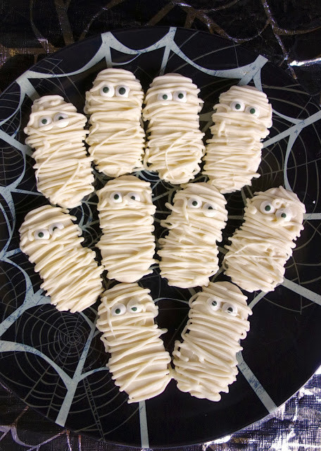 Mummy Cookies For Halloween
 Nutter Mummies