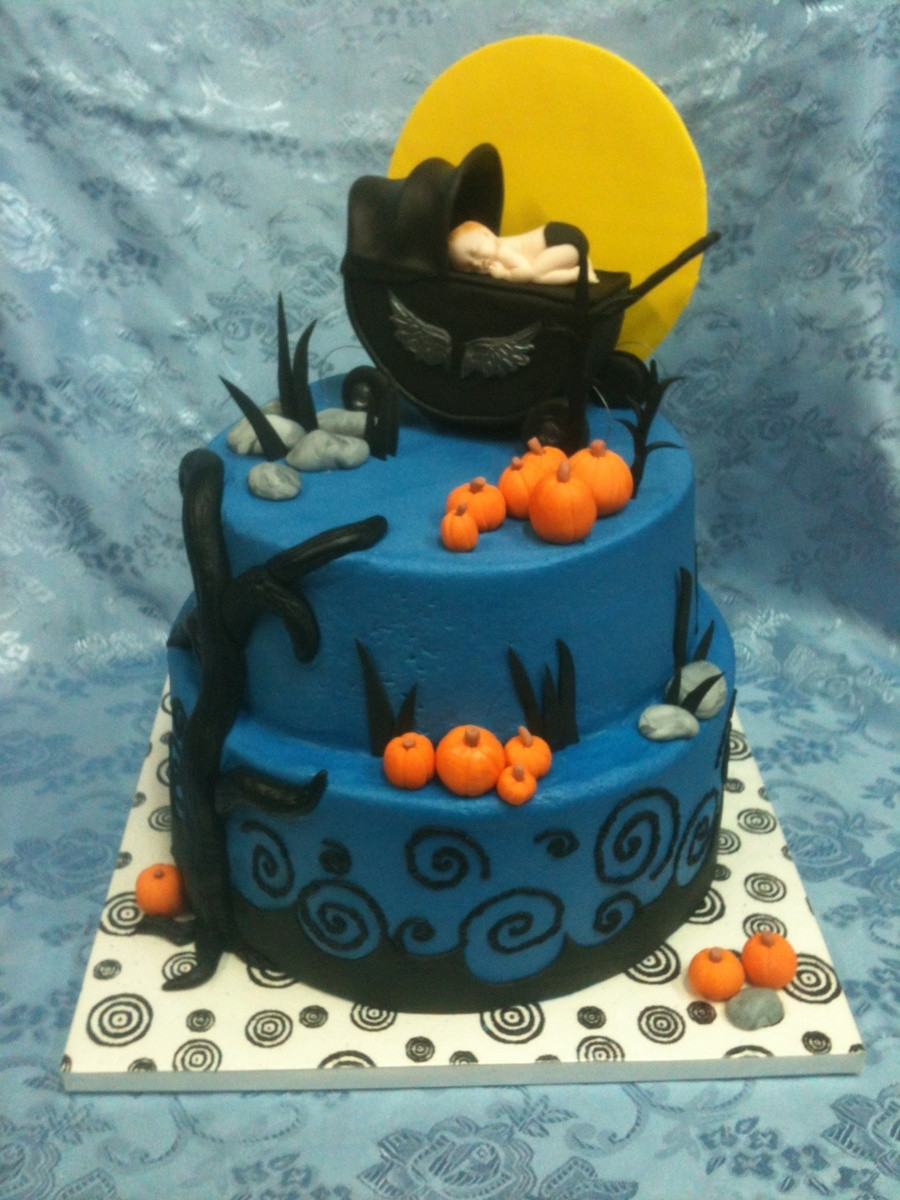 Nightmare Before Christmas Baby Shower Cakes
 Baby Shower Nightmare Before Christmas Iced With