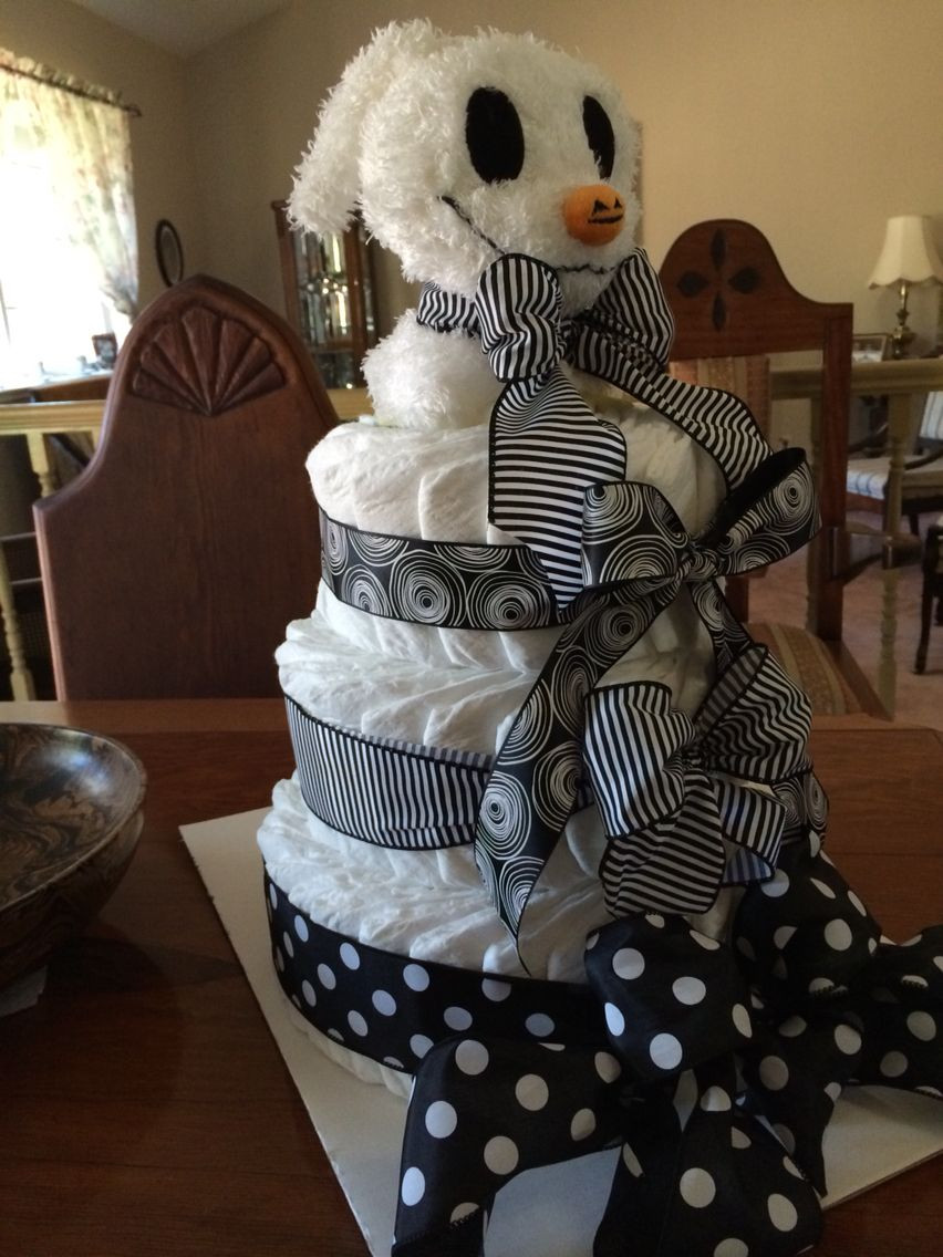 Nightmare Before Christmas Baby Shower Cakes
 Diaper Cake