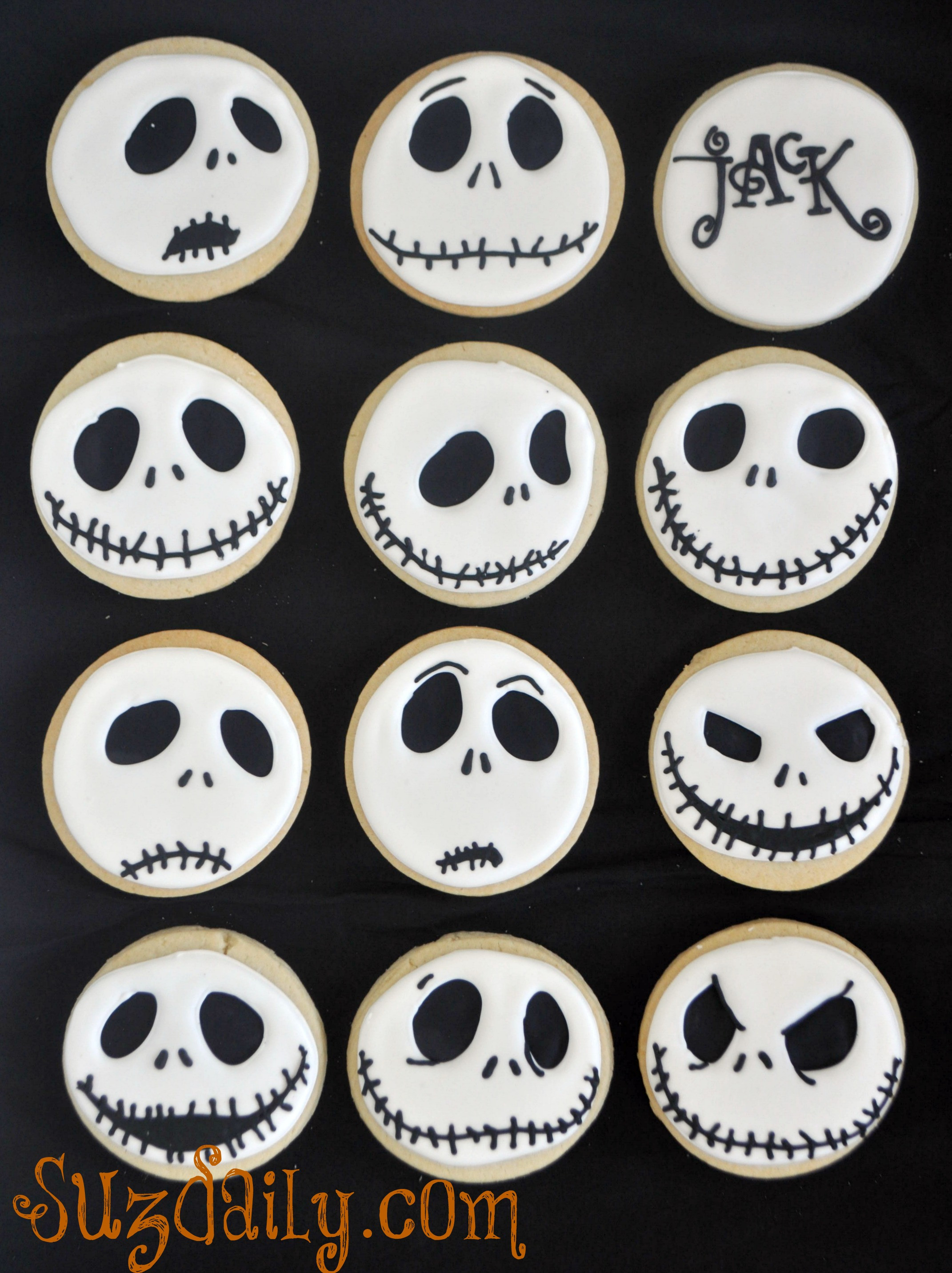 Nightmare Before Christmas Cookies
 How to make a Jack Skellington Cookie – How to make a
