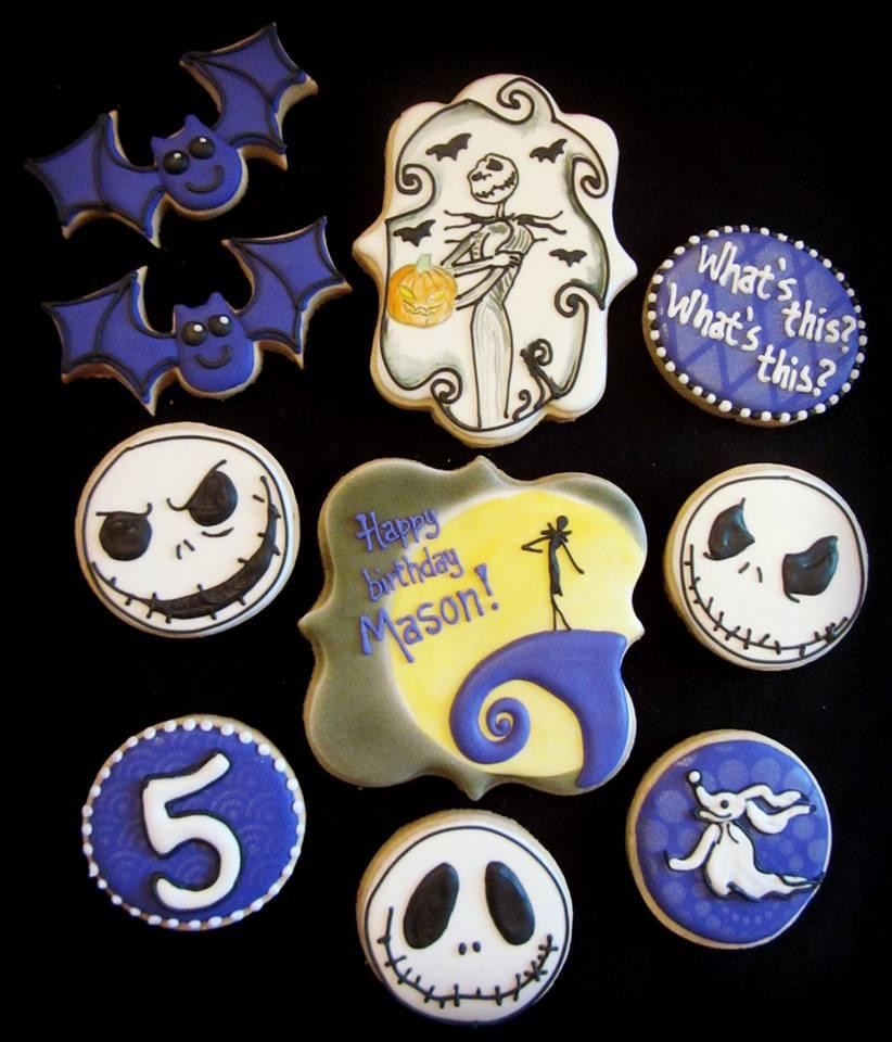 Nightmare Before Christmas Cookies
 Jack Skellington birthday cookies