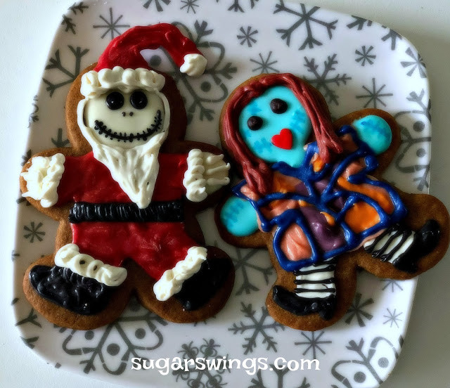 Nightmare Before Christmas Cookies
 Sugar Swings Serve Some The Nightmare Before Christmas