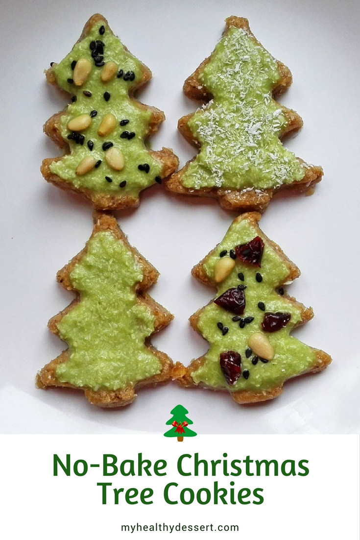 No Bake Christmas Tree Cookies
 No Bake Christmas Tree Cookies Plant Based Recipe