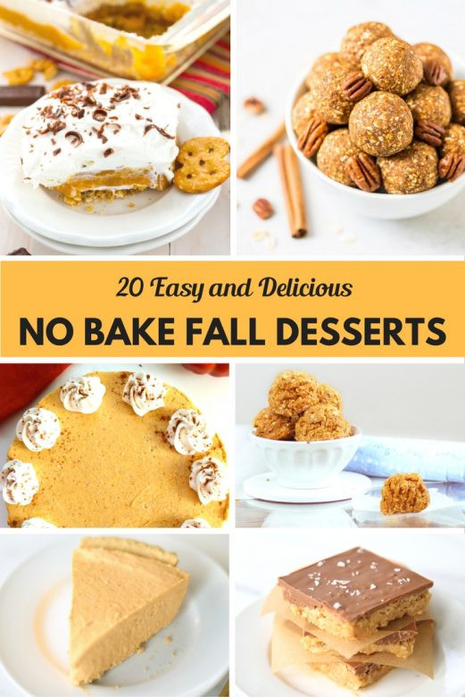 No Bake Fall Desserts
 20 Easy and Delicious No Bake Fall Desserts