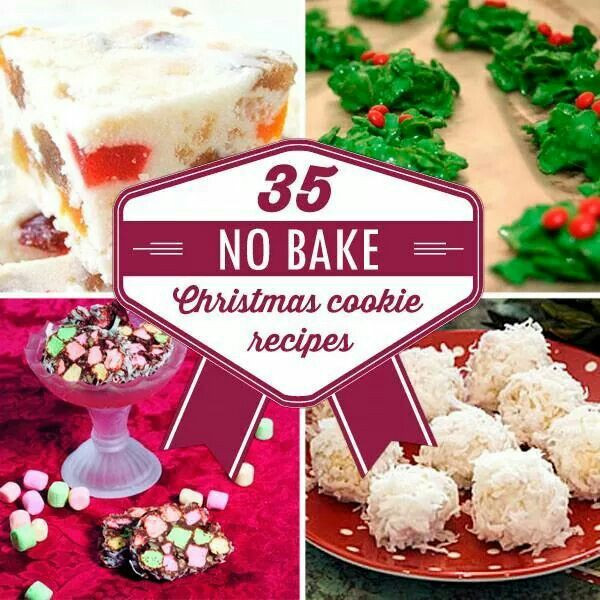 No Baking Christmas Treats
 No Bake Christmas Cookies Food and beverages