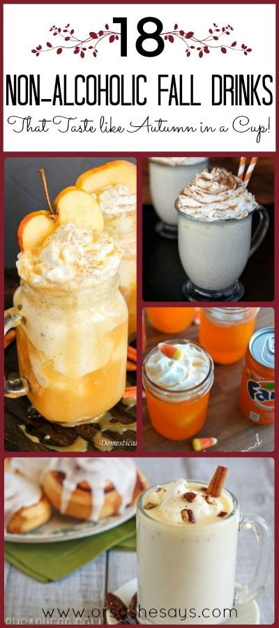 Non Alcoholic Drinks For Thanksgiving
 18 Non Alcoholic Drinks That Taste like Autumn in a Cup
