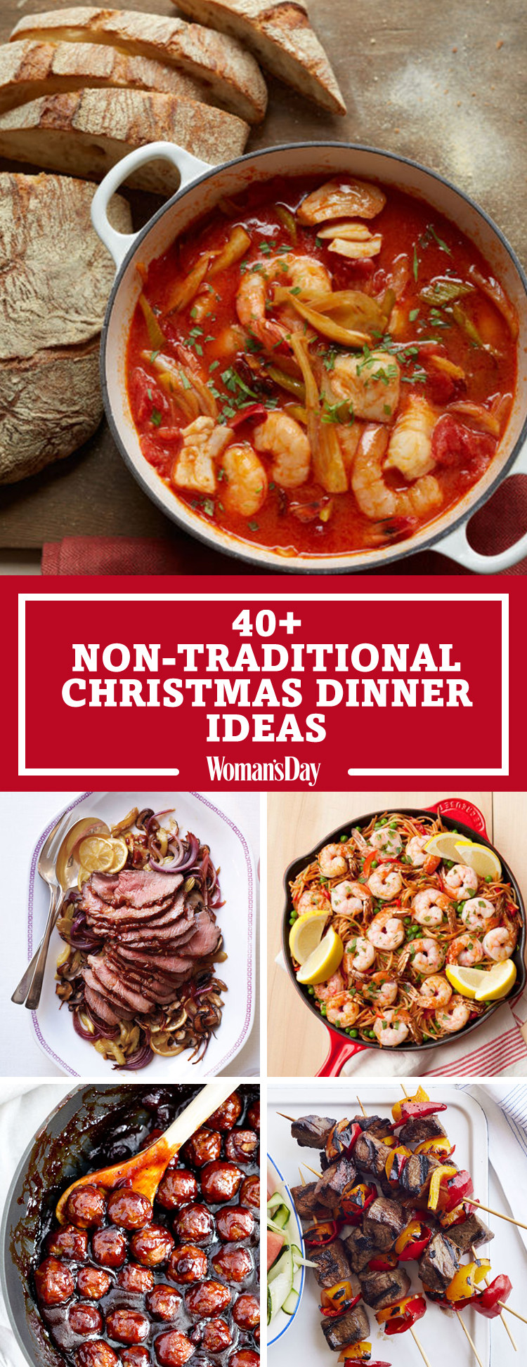 Non Traditional Christmas Dinner
 40 Easy Christmas Dinner Ideas Best Recipes for