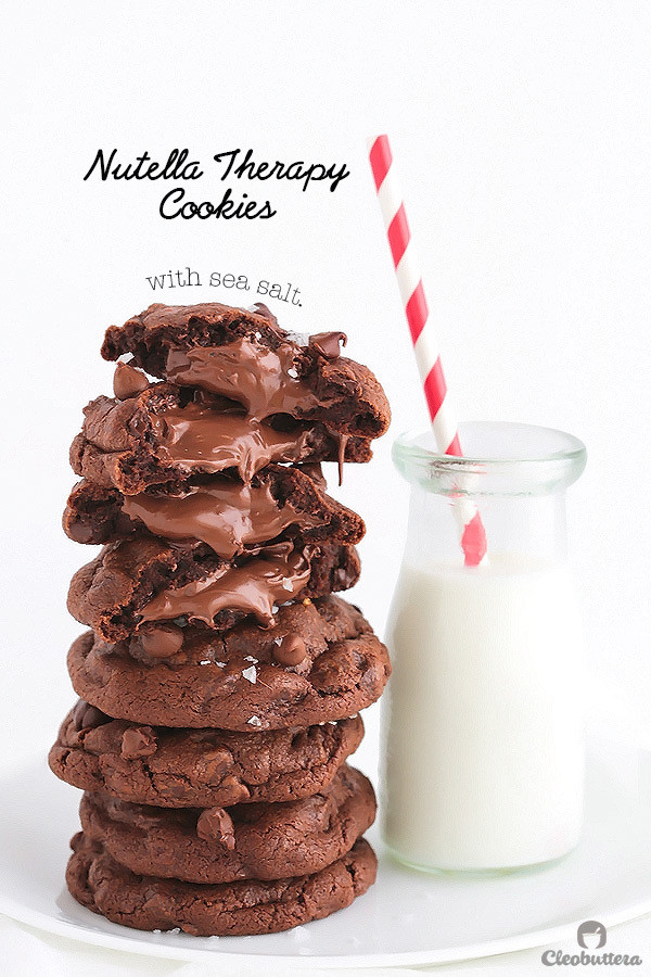 Nutella Christmas Cookies
 Nutella Therapy Cookies