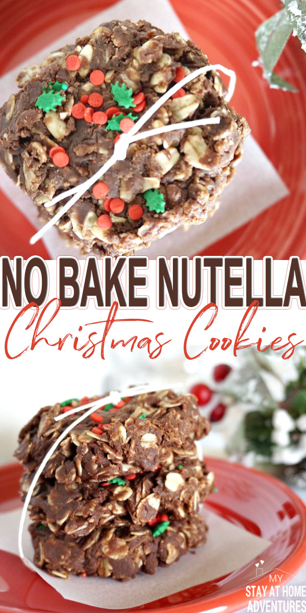 Nutella Christmas Cookies
 No Bake Nutella Christmas Cookies My Stay At Home Adventures