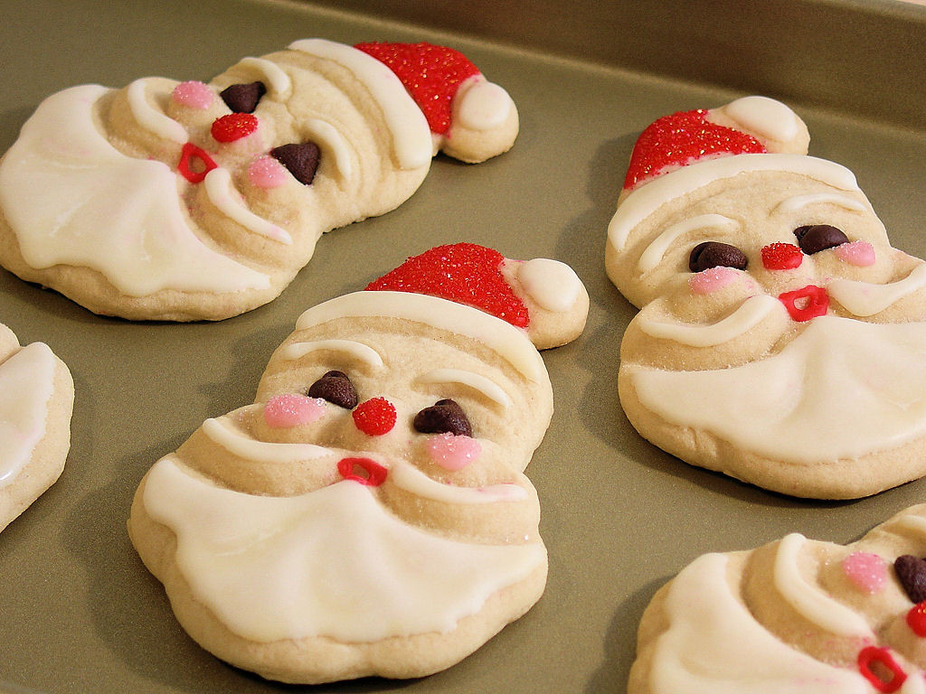 Old Fashioned Christmas Cookies
 Old Fashioned Jolly Santa Sugar & Spice Cookies Wicked