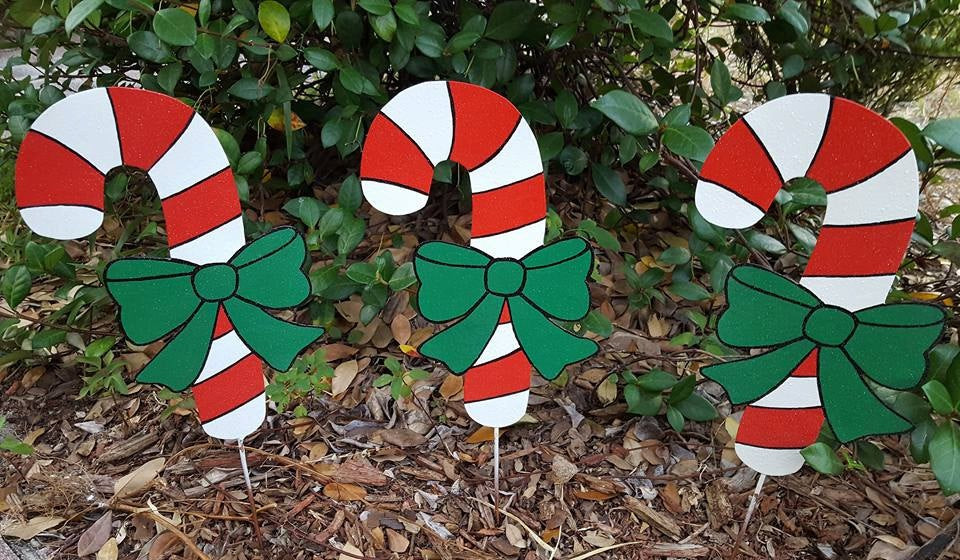 Outdoor Christmas Candy Canes
 Holiday Candy Cane Yard Decoration Christmas Decoration