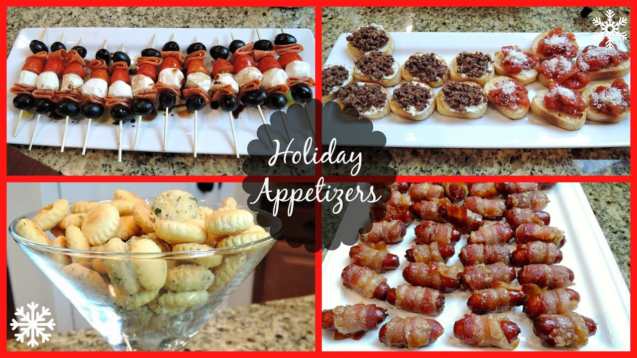 Party Appetizers Christmas
 HOLIDAY PARTY APPETIZERS