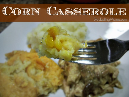 Paula Deen Thanksgiving Side Dishes
 Corn Casserole