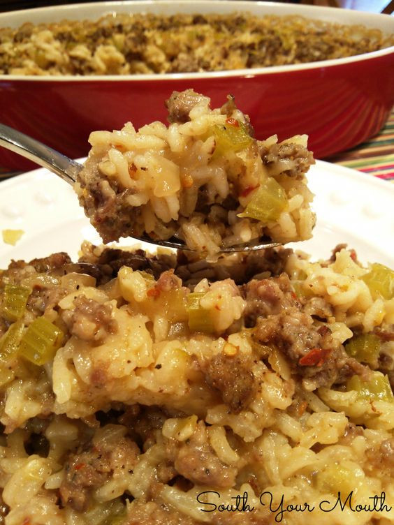 Paula Deen Thanksgiving Side Dishes
 Sausage and Rice Casserole