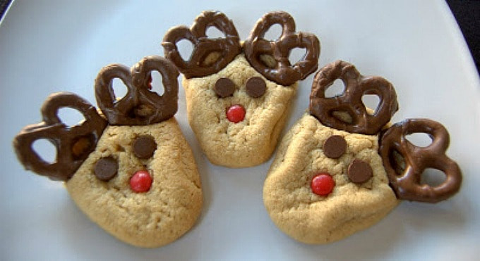 Peanutbutter Christmas Cookies
 Peanut Butter Reindeer Cookies 365 Days of Baking and More