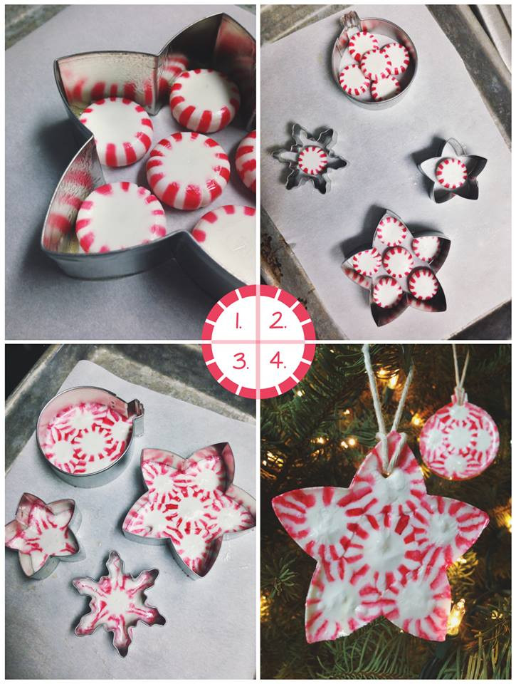 Peppermint Candy Christmas Decorations
 First Pinterest Review Making Peppermint Candy Ornaments