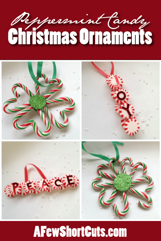 Peppermint Candy Christmas Decorations
 Peppermint Candy Christmas Ornaments A Few Shortcuts