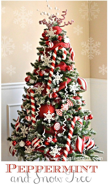 Peppermint Candy Christmas Tree
 Peppermint Christmas Tree