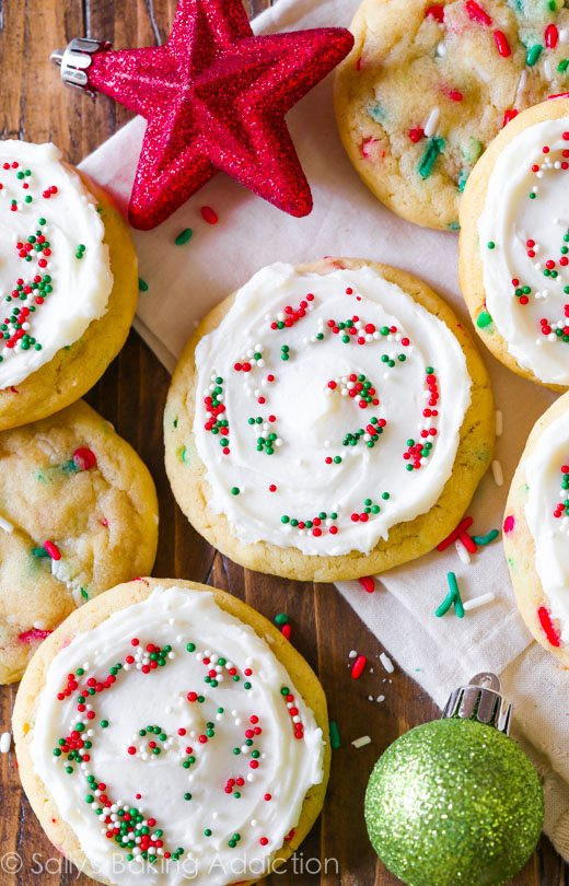 Pictures Of Christmas Cookies
 Funfetti Cookies Supreme Sallys Baking Addiction
