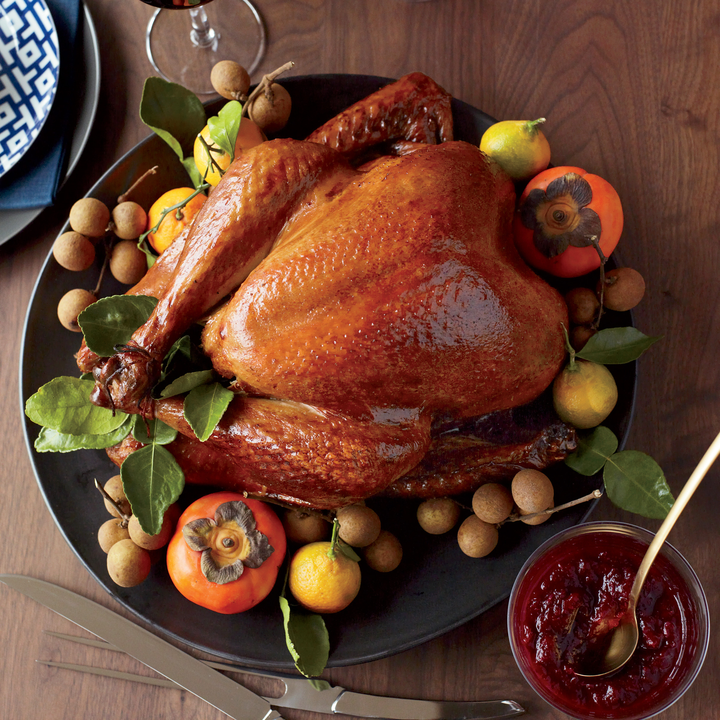 Pictures Of Thanksgiving Turkey Dinner
 Soy Sauce and Honey Glazed Turkey Recipe Joanne Chang