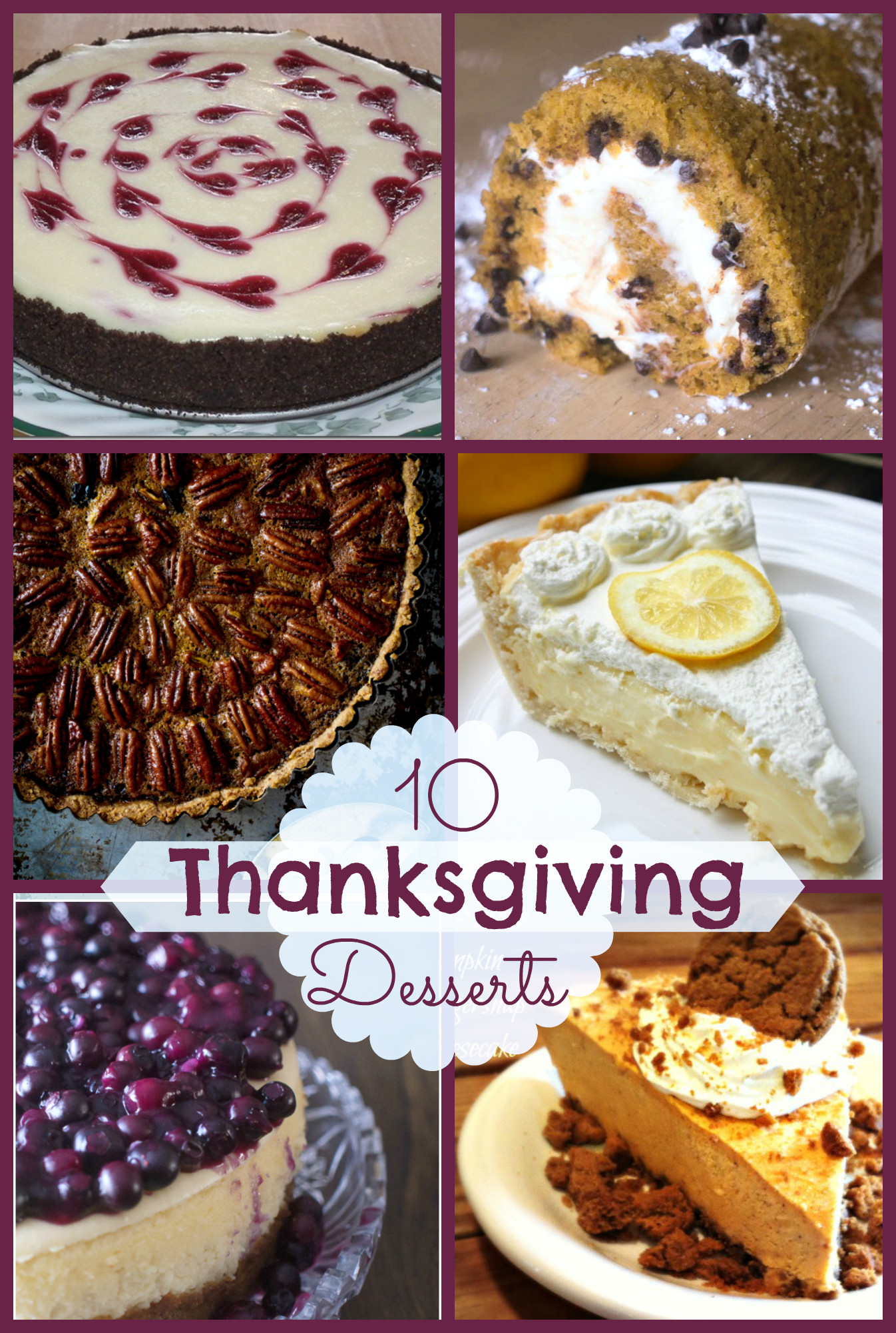 Pies For Thanksgiving
 10 Fabulous Thanksgiving Desserts